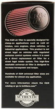 Load image into Gallery viewer, K&amp;N Filter Universal Rubber Filter 3 1/2 inch Flange 4 5/8 inch Base 3 1/2 inch Top 7 inch Height K&amp;N Engineering