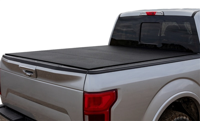 Access LOMAX Folding Hard Cover 04-21+ Ford F-150 6ft 6in (no 04 Heritage/Flareside) Black Urethane Access