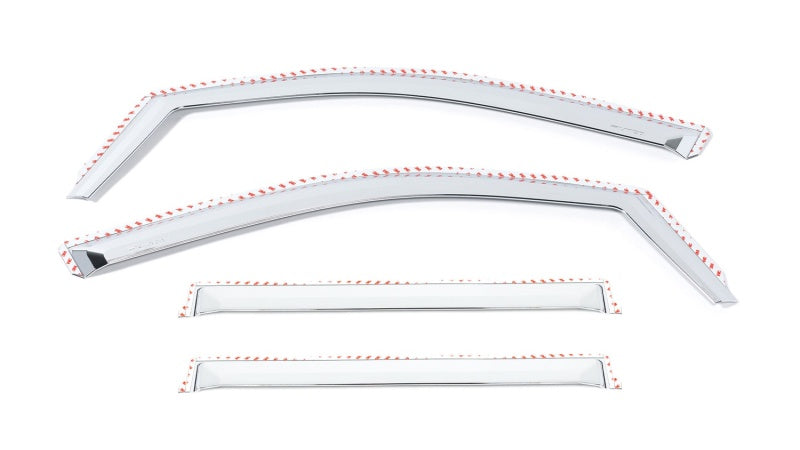 Putco 19-20 Chevy Silverado / GMC Sierra 1500 - Crew Cab (Set of 4) Element Chrome Window Visors Putco