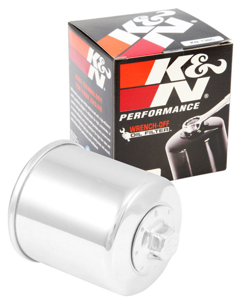 K&N Suzuki / Arctic Cat / Cagiva / Kawasaki / Kymco / Aprilia 2.813in OD x 3.221in H Oil Filter K&N Engineering