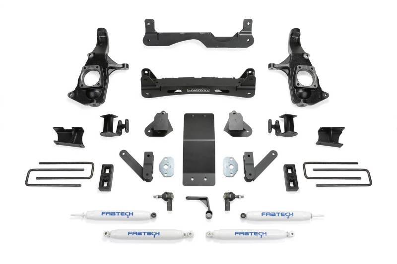 Fabtech 11-19 GM 2500HD 2WD/4WD 4in Basic Sys w/Perf Shks Fabtech