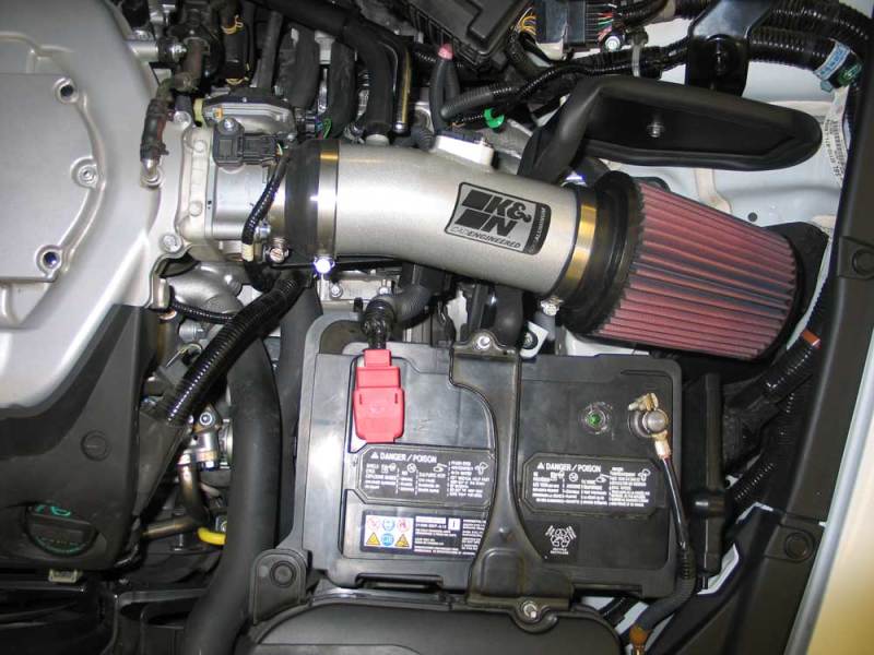 K&N 08 Honda Accord 3.5L-V6 Silver Typhoon Short Ram – Extreme