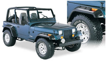 Load image into Gallery viewer, Bushwacker 87-95 Jeep Wrangler Cutout Style Flares 4pc Cutting Optional Not Renegade - Black Bushwacker