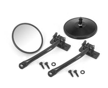 Load image into Gallery viewer, Rugged Ridge 97-18 Jeep Wrangler Black Round Quick Release Mirror Rugged Ridge