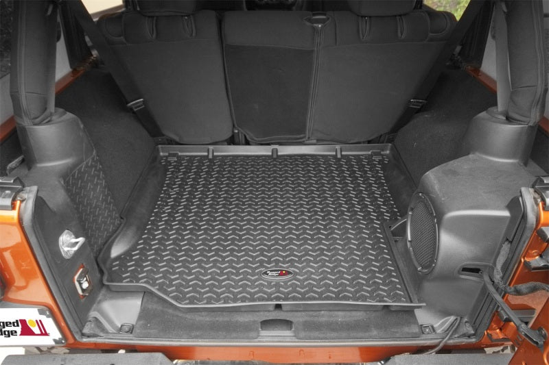 Rugged Ridge Floor Liner Cargo Black 2007-2018 Jeep Wrangler Unlimited JK 4 Dr Rugged Ridge
