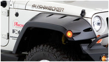 Load image into Gallery viewer, Bushwacker 07-18 Jeep Wrangler Max Pocket Style Flares 2pc Extended Coverage - Black Bushwacker