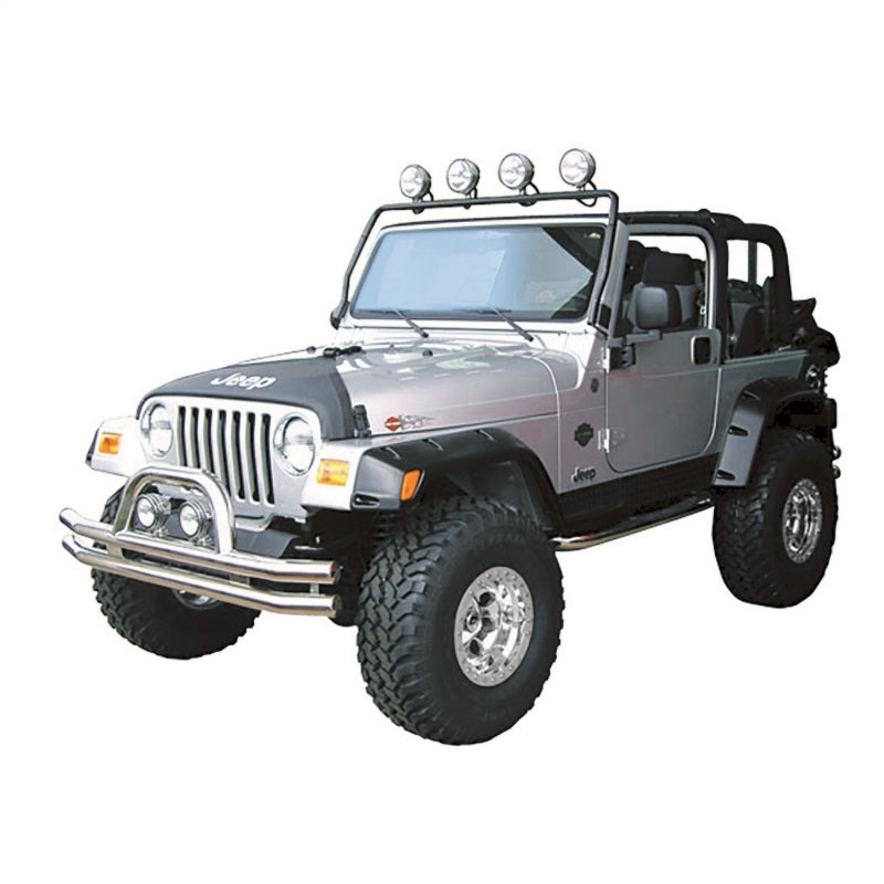 Rugged Ridge 97-06 Jeep Wrangler TJ Black Full Frame Light Bar Rugged Ridge