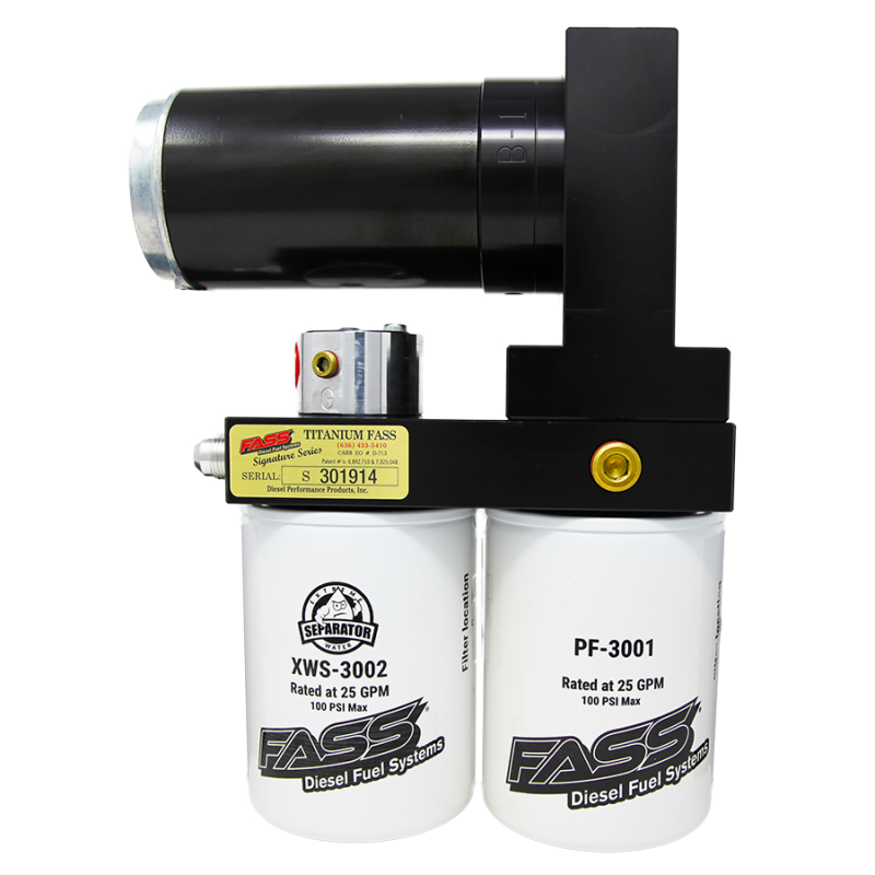 FASS 2017-2019 Ford 6.7L Powerstroke 220gph/65psi Titanium Series Fuel Air Separator TS F18 220G FASS Fuel Systems