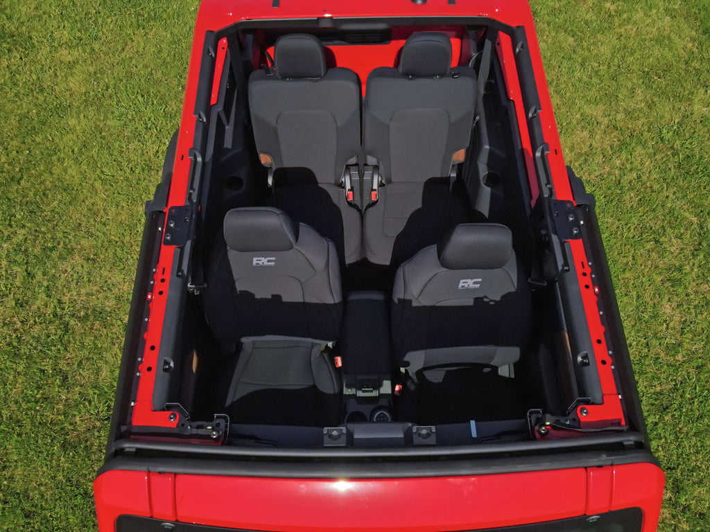 Seat Covers | Bucket Seats | FR & RR | Ford Bronco (2 Door) (21-23) Rough Country