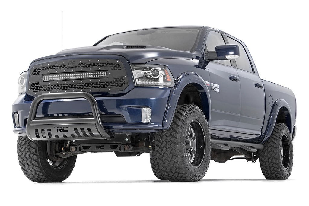 Mesh Grille | 30" Dual Row LED | Black | Amber DRL | Ram 1500 (13-18 & Classic) Rough Country