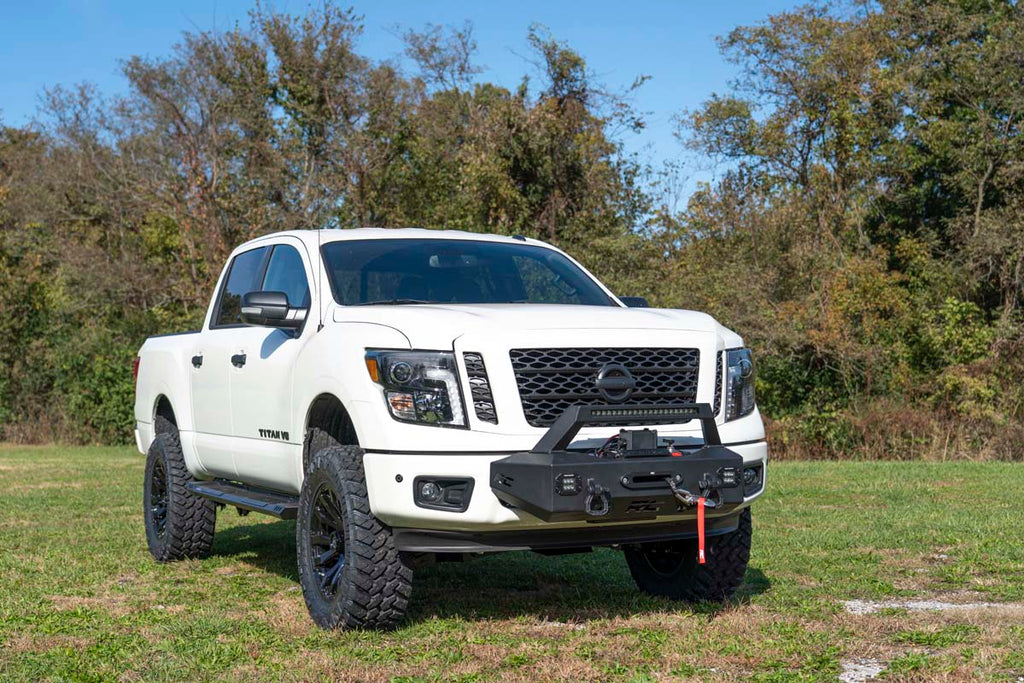 EXO Winch Mount Kit | Nissan Titan 2WD/4WD (2017-2023) Rough Country