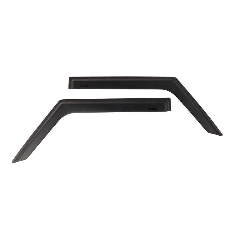 Rugged Ridge Window Visors Matte Black 18-19 2-Door Jeep Wrangler Rugged Ridge