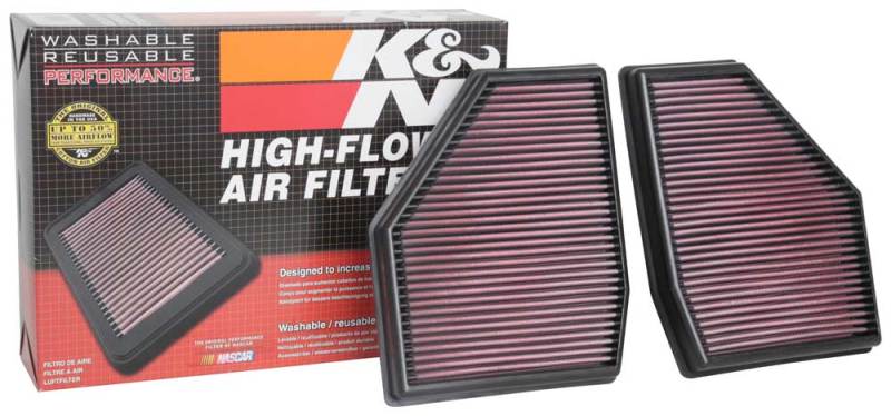 K&N 18-19 BMW M5 V8 4.4L F/I Turbo Replacement Air Filter (Two Per Box) K&N Engineering