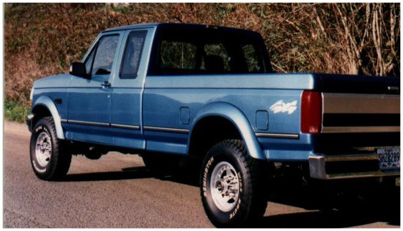 Bushwacker 92-96 Ford Bronco Extend-A-Fender Style Flares 2pc - Black Bushwacker