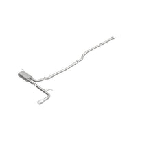 Load image into Gallery viewer, MagnaFlow Cat Back, SS, 2.5in, Street, Single Straight Pass. Polished 4in Tip, 2015 Ford Fusion 2.5L Magnaflow