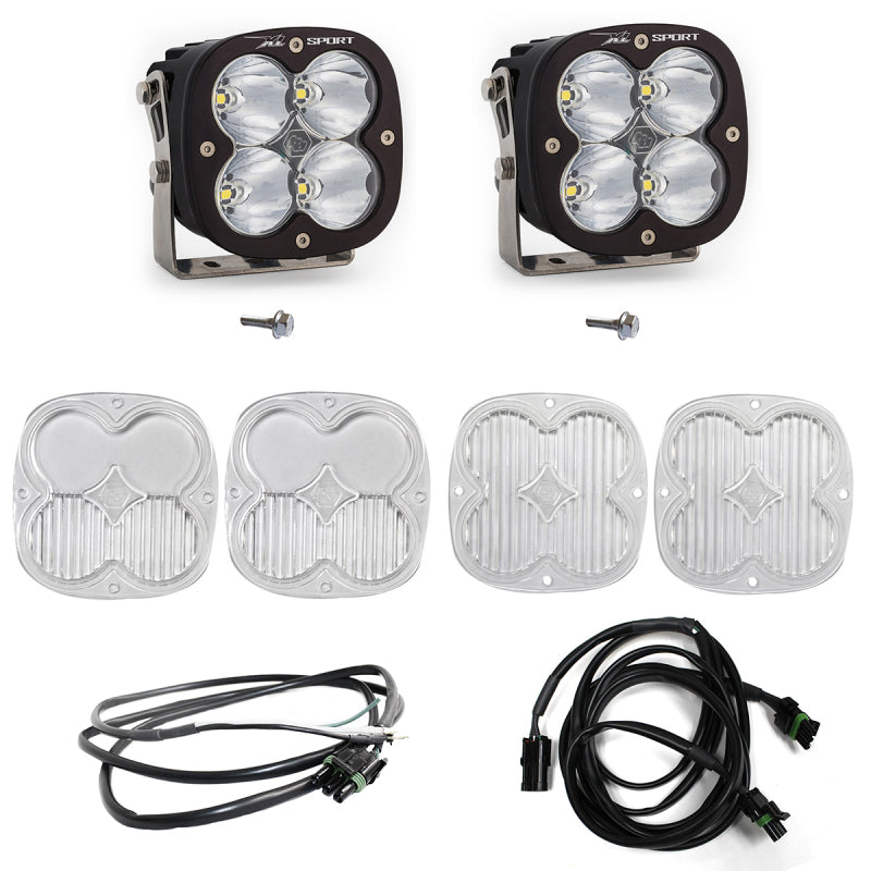 Baja Designs 2021+ Ford Bronco A Piller Light Kit XL Sport Spot w/Upfitter Baja Designs