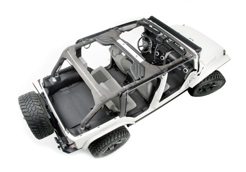 BedRug 11-16 Jeep JK Unlimited 4Dr Rear 5pc BedTred Cargo Kit (Incl Tailgate & Tub Liner) BedRug