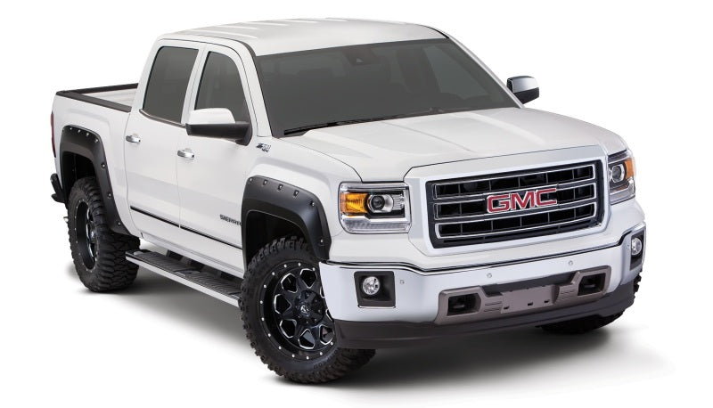 Bushwacker 14-15 GMC Sierra 1500 Pocket Style Flares 4pc - Black Bushwacker