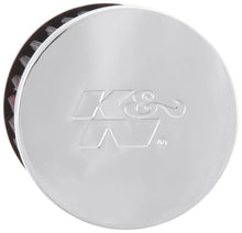 Load image into Gallery viewer, K&amp;N Rubber Base Chrome Top Push-In Crankcase Vent Filter 3in OD x 2-1/2in H. K&amp;N Engineering