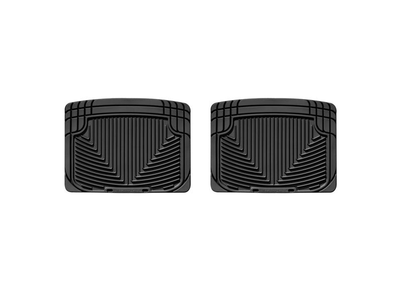 WeatherTech 93 Mercedes-Benz 300CE Rear Rubber Mats - Black WeatherTech