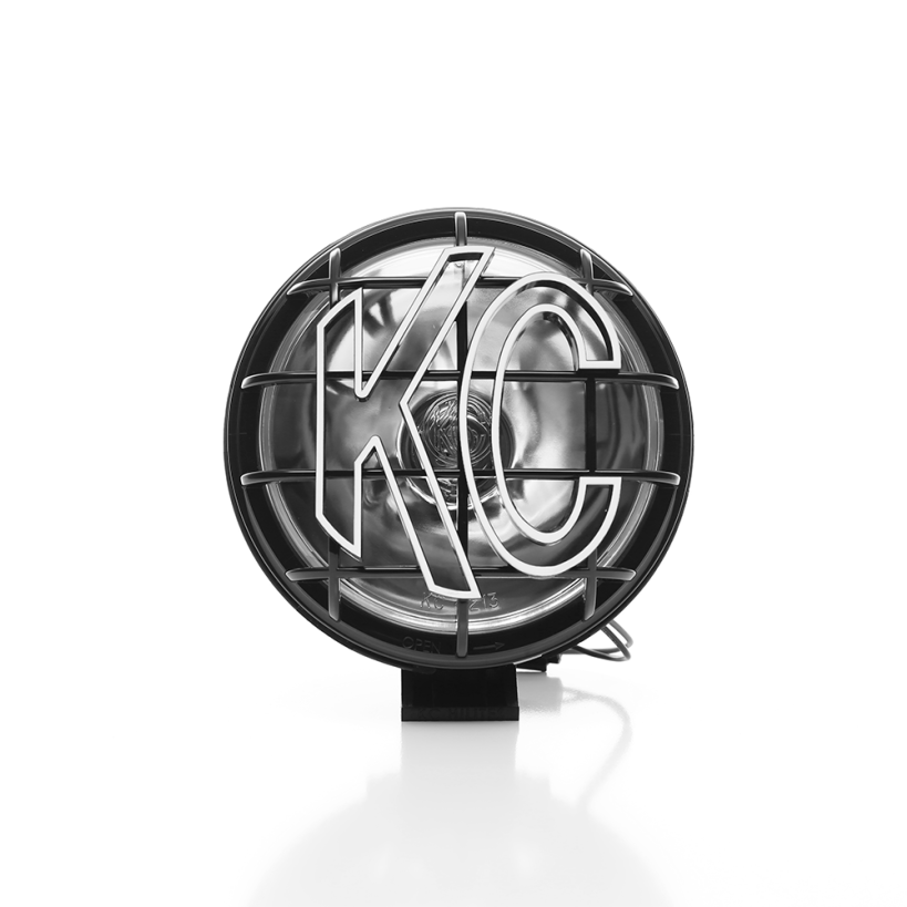 KC HiLiTES Apollo Pro 6in. Halogen Light 100w Spot Beam (Single) - Black KC HiLiTES