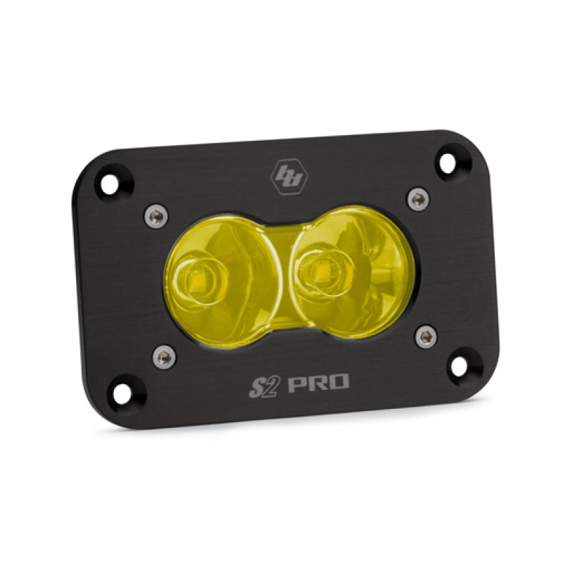 Baja Designs S2 Pro Flush Mount Work/Scene Pattern LED Work Light - Amber Baja Designs