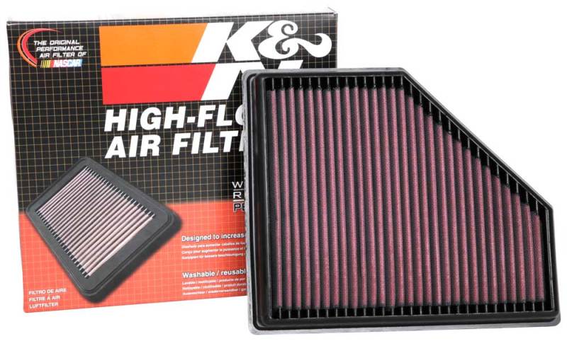 K&N 2019 BMW 330I L4-2.0L Turbo F/I/DSL Replacement Drop In Air Filter K&N Engineering