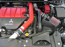 Load image into Gallery viewer, K&amp;N 08-09 Mitsubishi Evo X Wrinkle Red Typhoon Short Ram Intake K&amp;N Engineering
