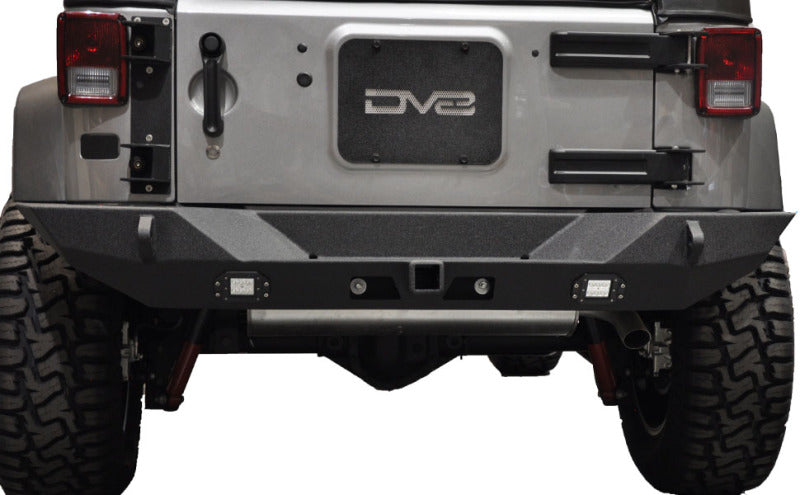 DV8 Offroad 07-18 Jeep Wrangler JK Full Length Rear Bumper w/ Lights DV8 Offroad