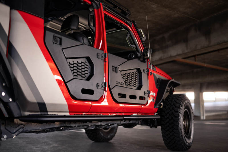 DV8 Offroad 18-22 Jeep Wrangler JL/JT Spec Series Half Doors - Rear Set DV8 Offroad