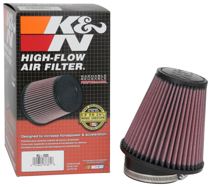K&N Filter Universal Rubber Filter 3 1/2 inch 10 Degree – Extreme