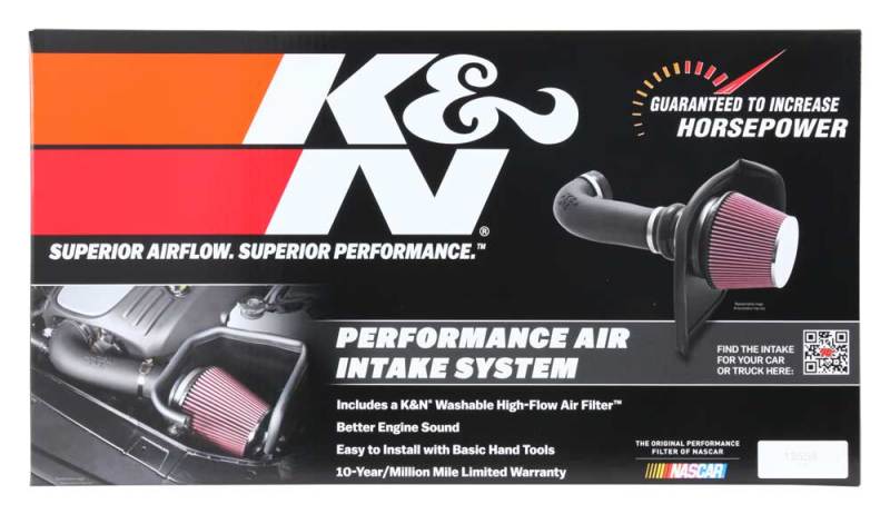 K&N 19-20 Jeep Cherokee L4-2.4L Performance Air Intake Kit K&N Engineering