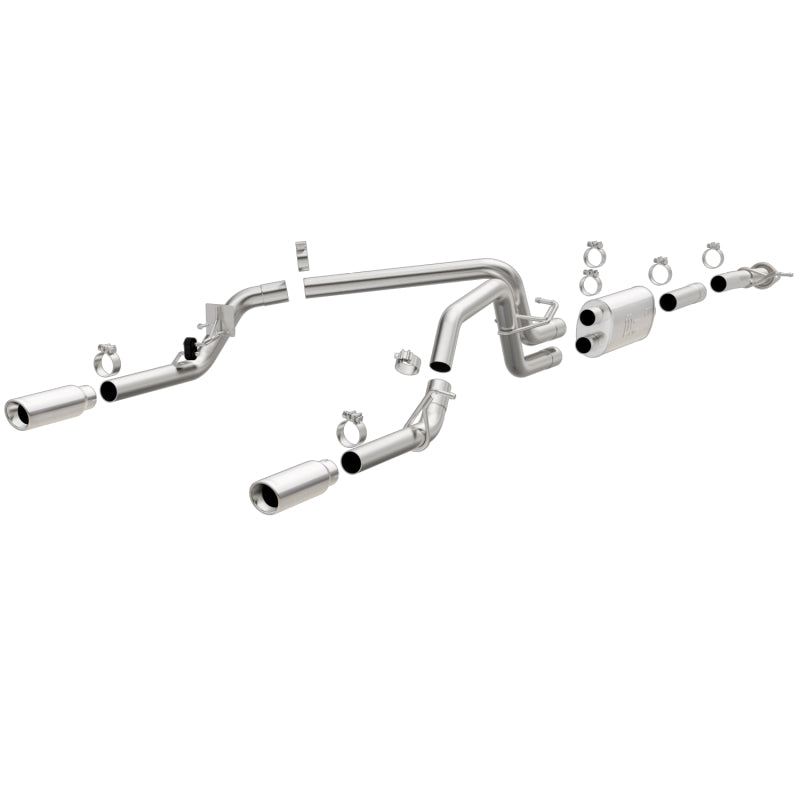 MagnaFlow Stainless Cat-Back Exhaust 2015 Chevy Colorado/GMC Canyon Dual Split Rear Exit 3.5in Magnaflow