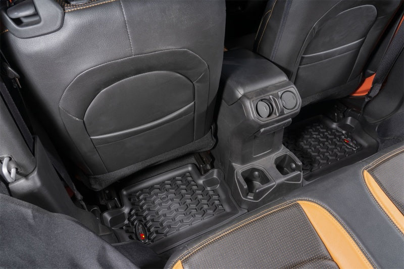 Rugged Ridge Floor Liner Kit Black F/R 18-20 Jeep Wrangler JL 2Dr Rugged Ridge