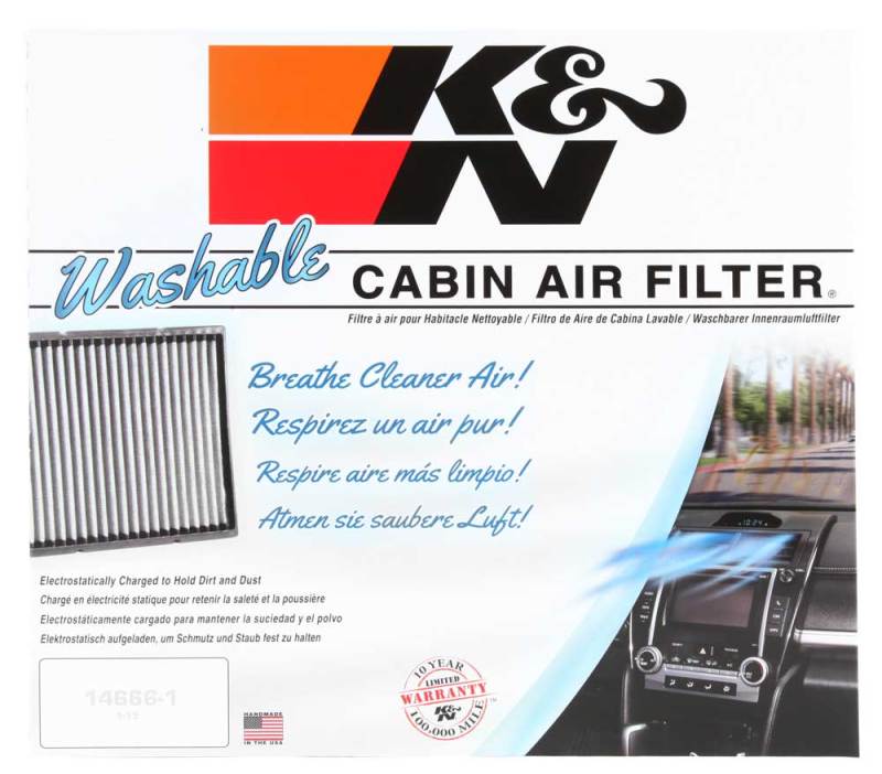 K&N 11-16 Jeep Grand Cherokee / 11-16 Dodge Durango Cabin Air Filter K&N Engineering