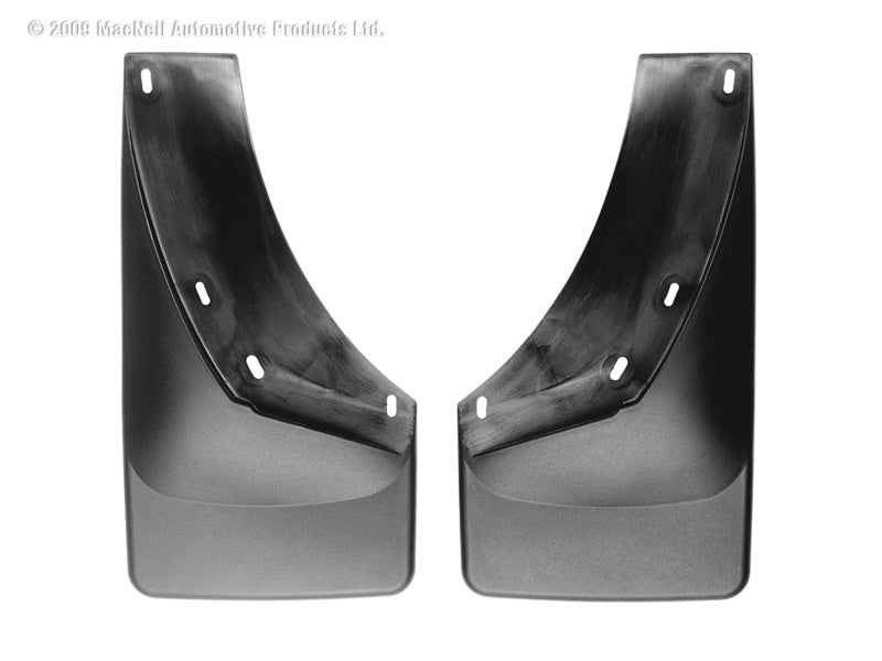 WeatherTech 07-13 Chevrolet Silverado No Drill Mudflaps - Black WeatherTech