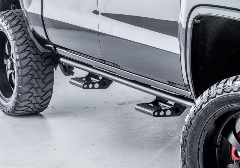 N-Fab RKR Rails 16-17 Toyota Tacoma Double Cab - Tex. Black - 1.75in N-Fab