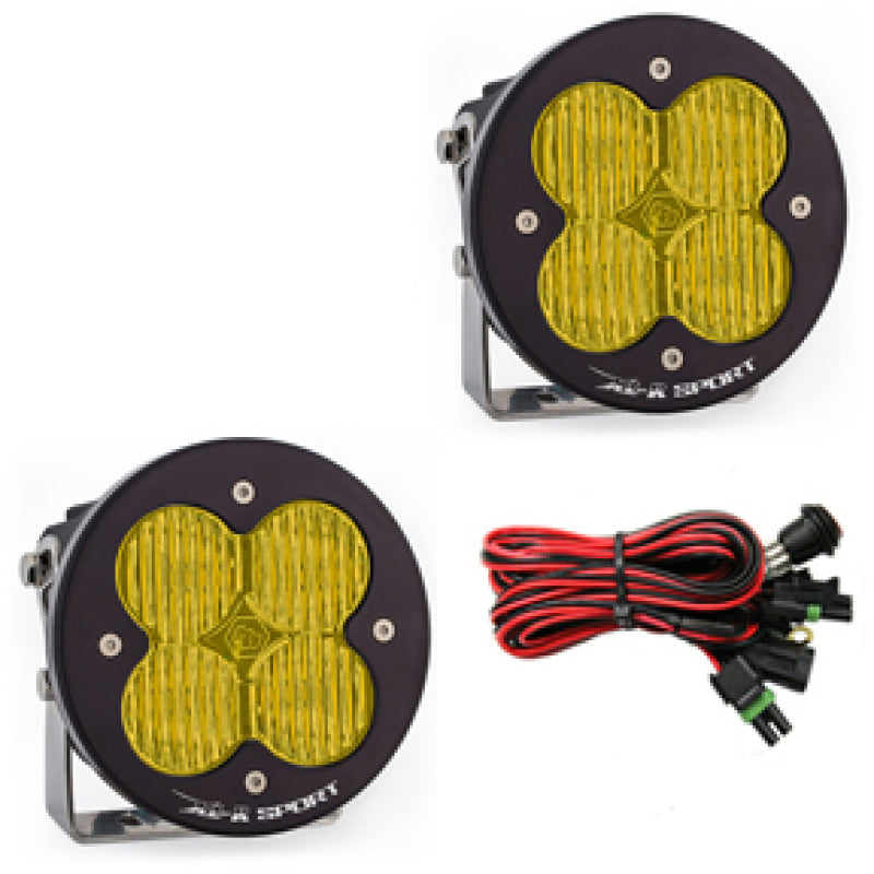 Baja Designs XL R Sport Series Wide Cornering Pattern LED Light Pods - Amber Baja Designs