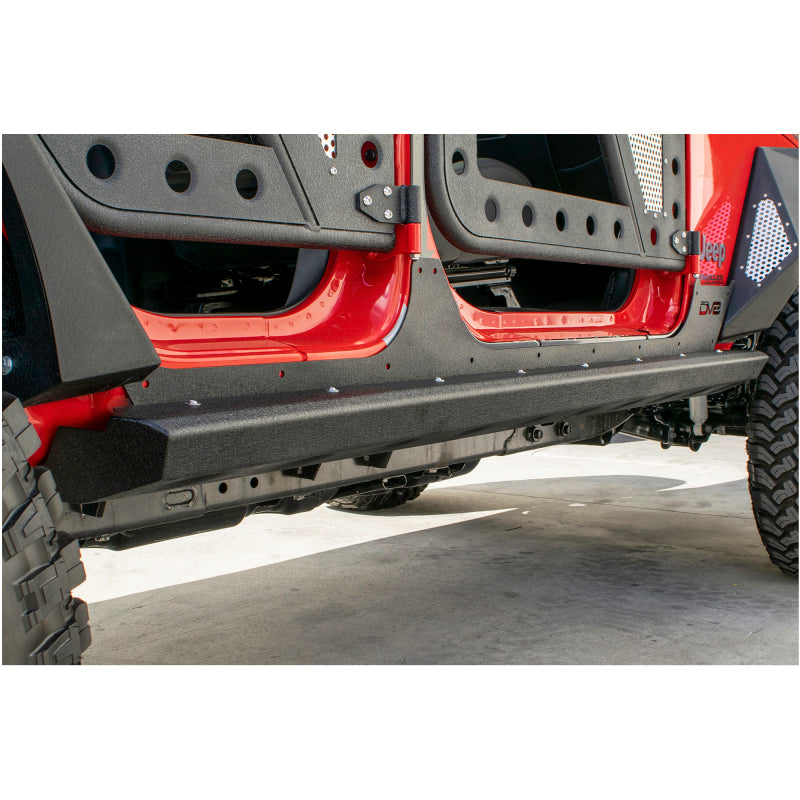 DV8 Offroad 2007-2018 Jeep Wrangler JK (2-door) Frame Mounted Sliders DV8 Offroad