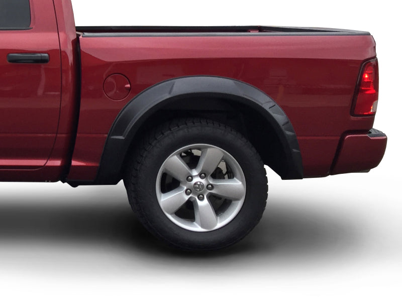 Bushwacker 09-18 Ram 1500 w/ 67.4in Fleetside Bed (Ex. R/T and Rebel) DRT Style Flares 4pc - Black Bushwacker