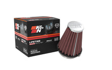 Load image into Gallery viewer, K&amp;N Universal Chrome Filter 2.25 Inch Flange / 3.5 Inch Base / 2 Inch Top / 4 Inch Height K&amp;N Engineering