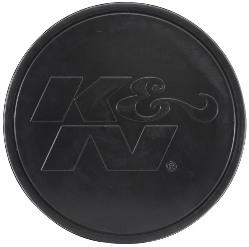 K&N Universal Rubber Filter-Round Tapered 4in Flange ID x 8in Base OD x 6.625in Top OD x 8in H K&N Engineering