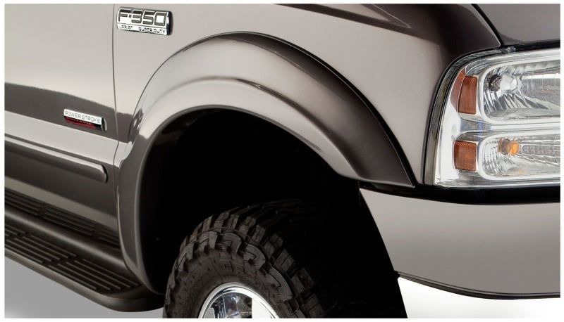 Bushwacker 99-07 Ford F-250 Super Duty Styleside OE Style Flares 4pc - Black Bushwacker