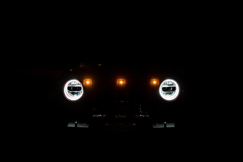DV8 Offroad 2018+ Jeep JL Grill Amber Marker Lights DV8 Offroad