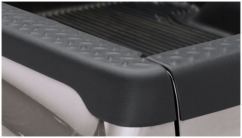 Bushwacker 02-08 Dodge Ram 1500 Fleetside Bed Rail Caps 76.3in Bed - Black Bushwacker