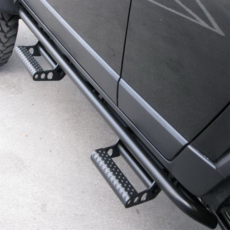 N-Fab RKR Step System 16-17 Toyota Tacoma Double Cab - Tex. Black - 1.75in N-Fab