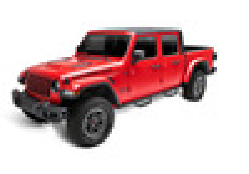 N-Fab Nerf Step 2019 Jeep Wrangler JT 4DR Truck Full Length - Tex. Black - 3in N-Fab