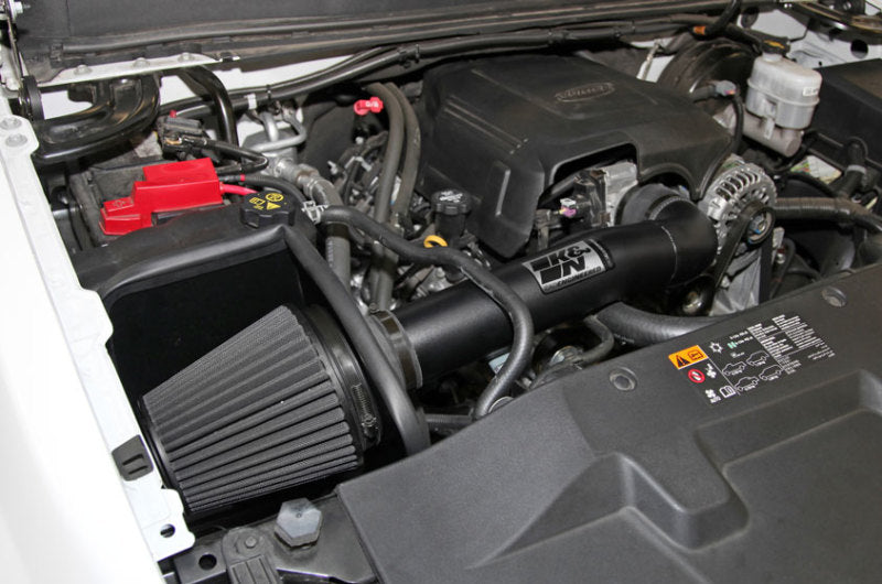 K&N 09-13 Chevy Silverado 1500/Avalanche/Suburban / 09-13 GMC Yukon Black Perf Intake Kit K&N Engineering