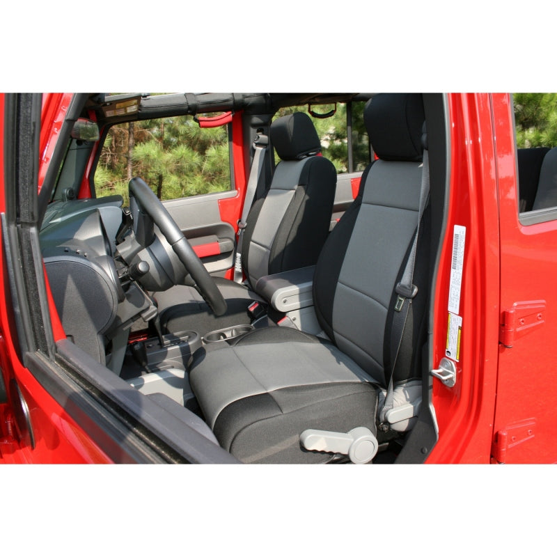 Rugged Ridge Neoprene Front Seat Covers 07-10 Jeep Wrangler JK Rugged Ridge