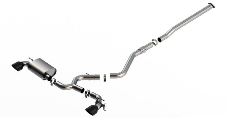 Borla 22-23 Hyundai Kona N 2.0L 4 CYL. Turbo AT/MT ATAK Catback Exhaust Black Chrome Borla